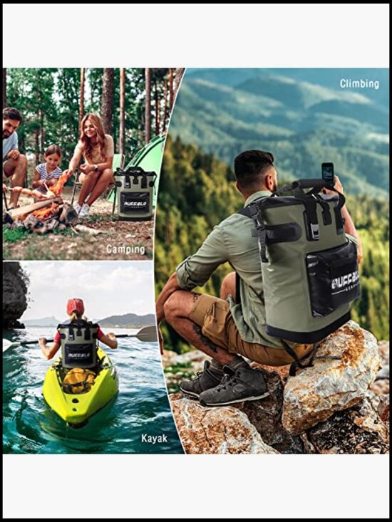 Insulated Cooler Backpack 18L Leakproof Camping Hiking Picnic Beach Portable Bag main image 7
